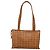 Borsa a spalla MCM Logogram Vicetos in pelle PVC marrone oro Auth BA3258 D'oro - vista 2