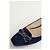 Tod's Marinefarbene Wildleder-Ballerinas - Ansicht 4