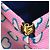 Borsa clutch con logo a cuore Miu Miu Rosa Blu - vista 12