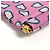 Borsa clutch con logo a cuore Miu Miu Rosa Blu - vista 6