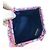 Borsa clutch con logo a cuore Miu Miu Rosa Blu - vista 9