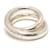 Hermès Hermes Vertige Silver Band Ring Silvery  - view 3