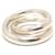 Hermès Hermes Vertige Silver Band Ring Silvery  - view 4