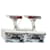 Louis Vuitton Train Pattern Cufflinks Silvery Blue - view 10