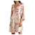 Zimmermann Corsage Knot Floral Pink Silk Dress  - view 1