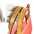 Borsa Louis Vuitton Monogram Vernis Bellevue PM Arancione - vista 8