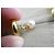 Chanel paio di gemelli per donna in acciaio dorato e perla, VINTAGE Gold hardware - vista 4