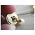 Chanel paio di gemelli per donna in acciaio dorato e perla, VINTAGE Gold hardware - vista 5