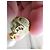 Chanel paio di gemelli per donna in acciaio dorato e perla, VINTAGE Gold hardware - vista 6