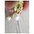 Chanel paio di gemelli per donna in acciaio dorato e perla, VINTAGE Gold hardware - vista 9