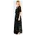 Abito lungo John Galliano Midnight Bloom blu - vista 3