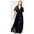 Abito lungo John Galliano Midnight Bloom blu - vista 4
