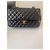 Borsa a mano Chanel 2.55 in pelle d'agnello nera Nero - vista 3