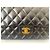 Borsa a mano Chanel 2.55 in pelle d'agnello nera Nero - vista 4