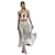 Fendi Vestido con Estampado de Círculos Abstractos Blanco