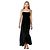 Valentino Schwarzes Kleid mit Rüschen