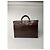 Vintage Issey Miyake Ledertasche braun - Ansicht 8