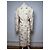 Conjunto de seda vintage Balenciaga beige - vista 15
