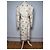 Conjunto de seda vintage Balenciaga beige - vista 3