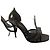 Sandali con tacco a spillo Yves Saint Laurent Cassandra nero vernice