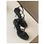 Sandali con tacco a spillo Yves Saint Laurent Cassandra nero vernice - vista 5