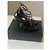 Sandali con tacco a spillo Yves Saint Laurent Cassandra nero vernice - vista 6