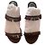 Sandali Rene Caovilla Margot neri in satin con cristalli Nero