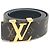 Louis Vuitton Monogram Leder Gürtel Braun