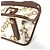 Borsa Hippo Monogram Charm Louis Vuitton Marrone Bianco - vista 6