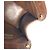 Borsa Hippo Monogram Charm Louis Vuitton Marrone Bianco - vista 9