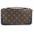 Louis Vuitton Monogram Macassar Daily Organizer Brown Black