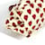 Tote Prada Herz-Logo-Handtasche Weiß Rot - Ansicht 6