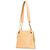 Borsa a spalla con catena logo in caviale giallo Chanel - vista 2