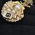Orecchini a clip Chanel con motivo di strass e conchiglia - vista 6