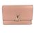 Billetera plegable Taurillon Louis Vuitton Rosa