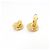 Orecchini a clip dorati Chanel 03179 D'oro - vista 3