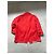 Chaqueta Chanel Rojo Coral Algodón Roja - vista 9