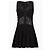 Chanel Schwarzes Mini Cocktailkleid