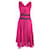 Chloé Himbeer-Chiffonkleid Pink