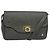 BALLY Borsa a Spalla in Pelle Grigia Dorata Auth bs27172 Marrone D'oro
