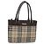 BURBERRY Nova Check Handtasche aus Canvas Beige Auth BA3554