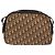 Borsa a spalla in tela Trotter Christian Dior marrone oro Auth 130411 D'oro - vista 2