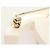 Spilla in plastica CHANEL COCO Mark con strass bianchi CC Auth BA3099 Bianco - vista 4