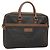 Borsa da lavoro in tela a nido d'ape Christian Dior PVC nera e oro Auth BA3097