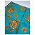 Céline Sciarpa Barocca Vintage Celine turchese oro Verde - vista 6