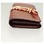 Chloé Portafoglio in Pelle Marrone Oro Auth 127898V D'oro - vista 3