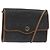 Borsa a spalla in tela a nido d'ape Christian Dior PVC nera e dorata Auth SW976