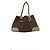 Borsa Gucci beige in cotone - vista 2