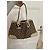 Borsa Gucci beige in cotone - vista 7