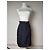 Gonna Vintage Fendi Roma Nera M Nero - vista 14